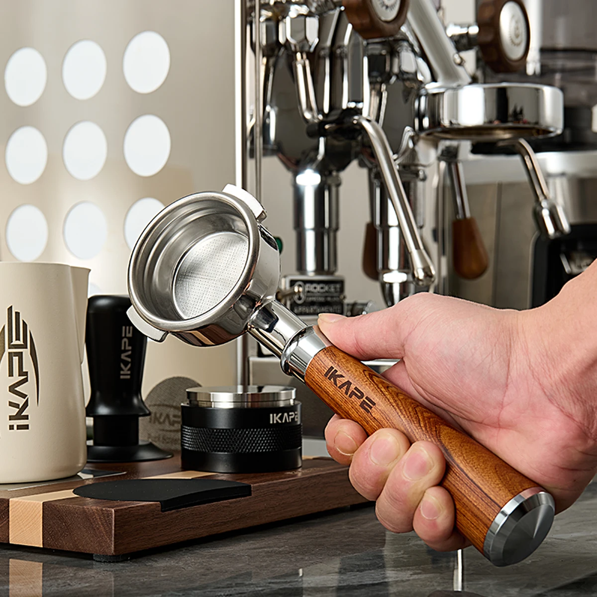 IKAPE Bottomless Portafilter f - огляд і ціна Portafilter 58Mm