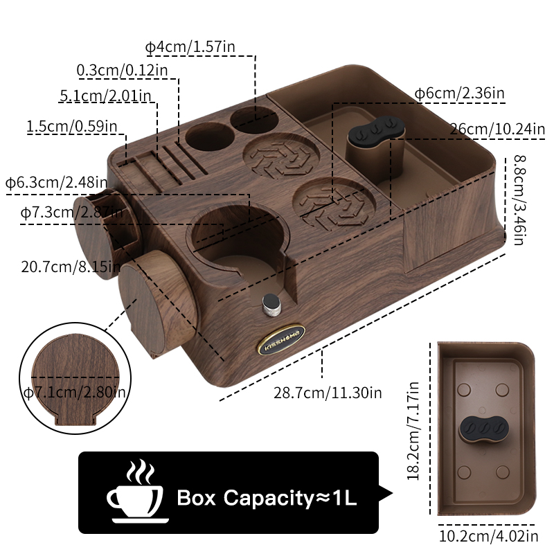 KISSHOME Espresso Tamper Stati - огляд і ціна Portafilter 58Mm