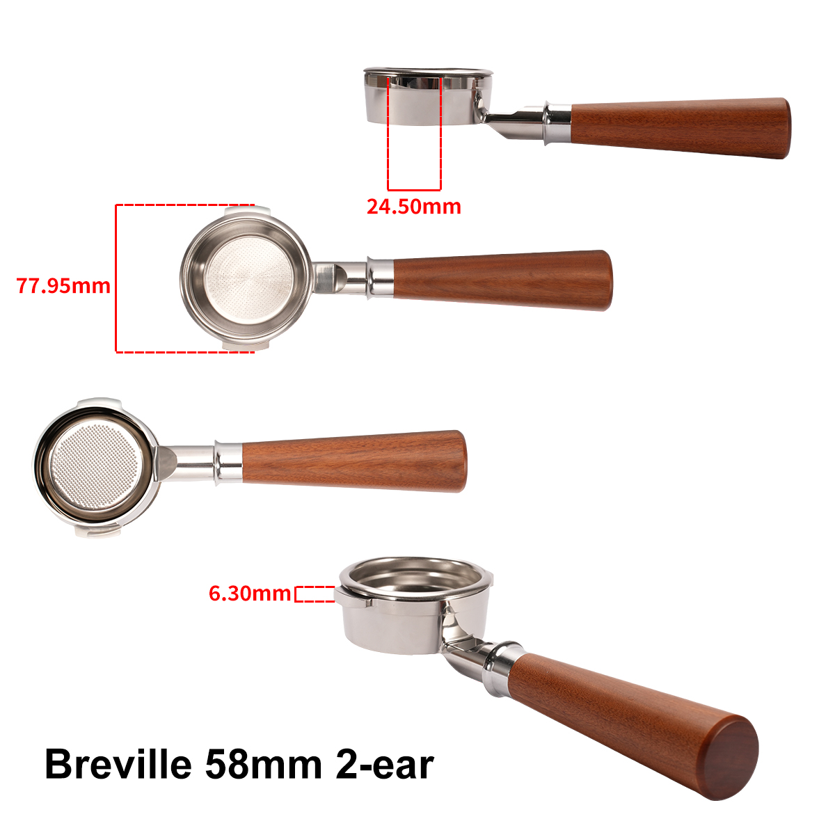 58mm Bottomless Portafilter Br - огляд і ціна Portafilter 58Mm