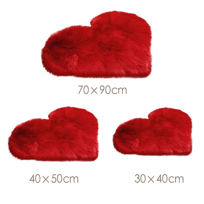 Furry Solid Color Heart Rug Be - огляд і ціна Coffee Equipment At Home